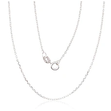 Sidabrinė grandinėlė Anchor 1 mm , briaunų apdirbimas deimantu, 45, 1.5 g, Sidabras 925 praba