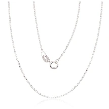 Sidabrinė grandinėlė Anchor 1 mm , briaunų apdirbimas deimantu, 47, 1.6 g, Sidabras 925 praba