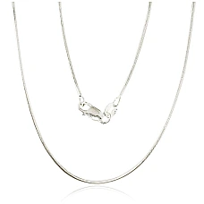 Sidabrinė grandinėlė Snake 1.1 mm, 45, 5 g, Sidabras 925 praba