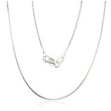 Sidabrinė grandinėlė Snake 1.1 mm, 55, 6 g, Sidabras 925 praba