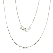 Sidabrinė grandinėlė Snake 1.1 mm, 55, 6.1 g, Sidabras 925 praba