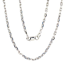 Sidabrinė grandinėlė Anchor 3 mm , briaunų apdirbimas deimantu, 50, 9.8 g, Sidabras 925 praba, rodis (padengti)