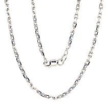 Sidabrinė grandinėlė Anchor 3 mm , briaunų apdirbimas deimantu, 55, 11.2 g, Sidabras 925 praba, rodis (padengti)