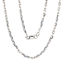 Sidabrinė grandinėlė Anchor 3 mm , briaunų apdirbimas deimantu, 55, 11.3 g, Sidabras 925 praba, rodis (padengti)