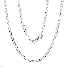 Sidabrinė grandinėlė Anchor 3 mm , briaunų apdirbimas deimantu, 70, 13.7 g, Sidabras 925 praba