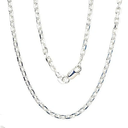 Vyrams,  - Sidabrinė grandinėlė Anchor 3 mm , briaunų apdirbimas deimantu, 70, 13.7 g, Sidabras 925 praba