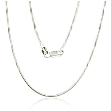 Sidabrinė grandinėlė Snake 1,5 mm, 42, 3.7 g, Sidabras 925 praba