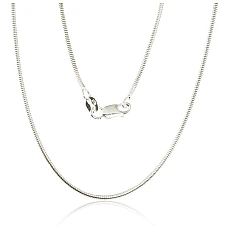 Sidabrinė grandinėlė Snake 1,5 mm, 50, 4.5 g, Sidabras 925 praba