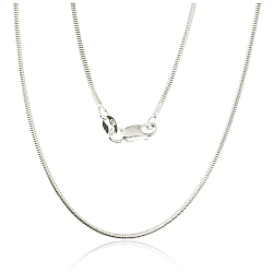Sidabrinė grandinėlė Snake 1,5 mm, 55, 4.6 g, Sidabras 925 praba