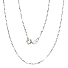 Sidabrinė grandinėlė Anchor 1 mm , briaunų apdirbimas deimantu, 45, 2 g, Sidabras 925 praba