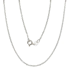 Sidabrinė grandinėlė Anchor 1 mm , briaunų apdirbimas deimantu, 50, 2.1 g, Sidabras 925 praba