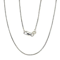 Sidabrinė grandinėlė Snake 1 mm, 47, 4.2 g, Sidabras 925 praba, rodis (padengti)