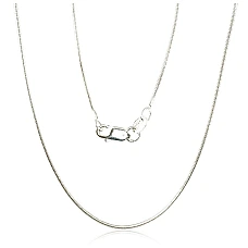 Sidabrinė grandinėlė Snake 1 mm, 40, 4 g, Sidabras 925 praba