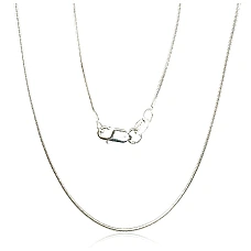 Sidabrinė grandinėlė Snake 1 mm, 45, 3.9 g, Sidabras 925 praba