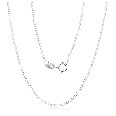 Sidabrinė grandinėlė Anchor round 1,1 mm, 47, 2.4 g, Sidabras 925 praba