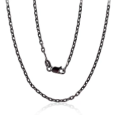 Sidabrinė grandinėlė Anchor 2.1 mm , briaunų apdirbimas deimantu, 45, 5.7 g, Sidabras 925 praba, rodis (padengti)