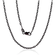 Sidabrinė grandinėlė Anchor 2.1 mm , briaunų apdirbimas deimantu, 50, 6.3 g, Sidabras 925 praba, rodis (padengti)