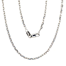 Sidabrinė grandinėlė Anchor 2.1 mm , briaunų apdirbimas deimantu, 45, 5.4 g, Sidabras 925 praba, rodis (padengti)