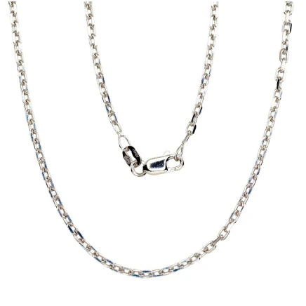 Grandinėlės,  - Sidabrinė grandinėlė Anchor 2.1 mm , briaunų apdirbimas deimantu, 45, 5.7 g, Sidabras 925 praba, rodis (padengti)