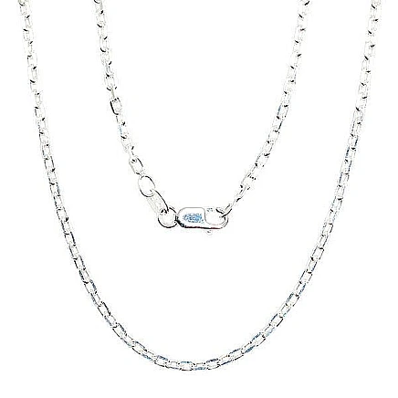 Grandinėlės,  - Sidabrinė grandinėlė Anchor 2.1 mm , briaunų apdirbimas deimantu, 45, 5.8 g, Sidabras 925 praba
