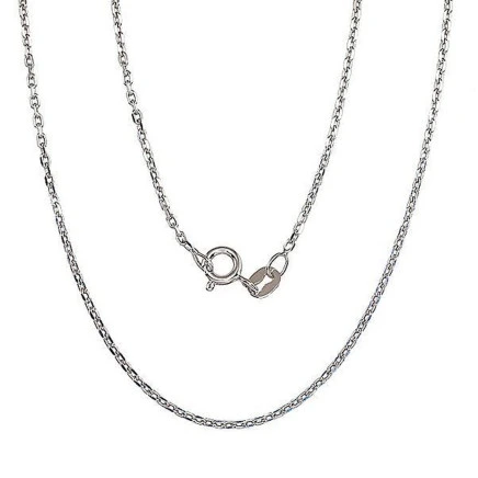 Grandinėlės,  - Sidabrinė grandinėlė Anchor 1.2 mm , briaunų apdirbimas deimantu, 45, 2.8 g, Sidabras 925 praba, rodis (padengti)