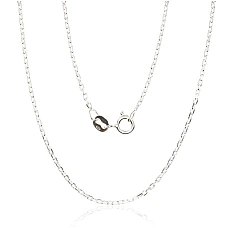 Sidabrinė grandinėlė Anchor 1.2 mm , briaunų apdirbimas deimantu, 40, 2.5 g, Sidabras 925 praba