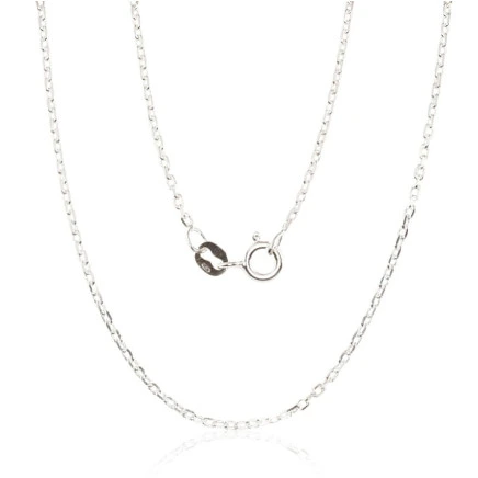 Grandinėlės,  - Sidabrinė grandinėlė Anchor 1.2 mm , briaunų apdirbimas deimantu, 40, 2.5 g, Sidabras 925 praba