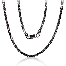 Sidabrinė grandinėlė Bizantine 2.5 mm, 45, 16.7 g, Sidabras 925 praba, rodis (padengti)