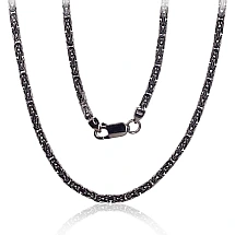 Sidabrinė grandinėlė Bizantine 2.5 mm, 50, 18.4 g, Sidabras 925 praba, rodis (padengti)