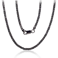 Sidabrinė grandinėlė Bizantine 2.5 mm, 50, 18.4 g, Sidabras 925 praba, rodis (padengti)