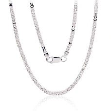 Sidabrinė grandinėlė Bizantine 2.5 mm, 50, 18.1 g, Sidabras 925 praba