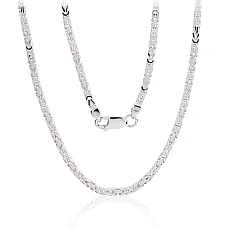 Sidabrinė grandinėlė Bizantine 2.5 mm, 50, 18.5 g, Sidabras 925 praba