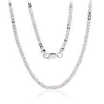 Sidabrinė grandinėlė Bizantine 2.5 mm, 55, 19.3 g, Sidabras 925 praba