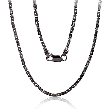 Sidabrinė grandinėlė Bizantine 2.1 mm, 50, 12 g, Sidabras 925 praba, rodis (padengti)
