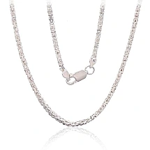 Sidabrinė grandinėlė Bizantine 2.1 mm, 55, 19.7 g, Sidabras 925 praba