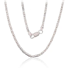Sidabrinė grandinėlė Bizantine 2.1 mm, 55, 19.7 g, Sidabras 925 praba