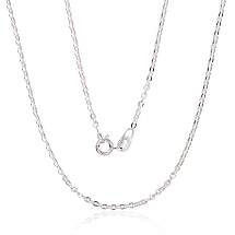 Sidabrinė grandinėlė Anchor round 2 mm , briaunų apdirbimas deimantu, 40, 2.7 g, Sidabras 925 praba