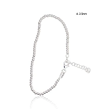 Sidabrinės apyrankės, 17, 3.5 g, Sidabras 925 praba, Reguliuojamas ilgis
