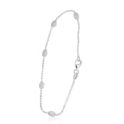 Apyrankės,  - Sidabrinės apyrankės, 18, 2.1 g, Sidabras 925 praba
