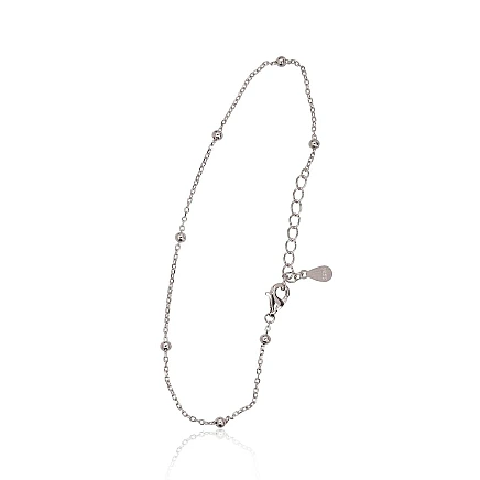 Apyrankės,  - Sidabrinės apyrankės, 17, 1.1 g, Sidabras 925 praba, rodis (padengti), Reguliuojamas ilgis