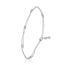 Sidabrinės apyrankės, 17, 1.4 g, Sidabras 925 praba, rodis (padengti), Reguliuojamas ilgis
