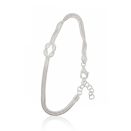 Apyrankės,  - Sidabrinės apyrankės, 17, 5.3 g, Sidabras 925 praba, Reguliuojamas ilgis