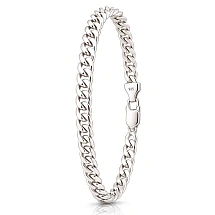 Sidabrinė grandinėlė Curb 6 mm, Sidabras 925 praba