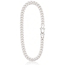 Sidabrinė grandinėlė Double rombo 6 mm, briaunų apdirbimas deimantu, Sidabras 925 praba