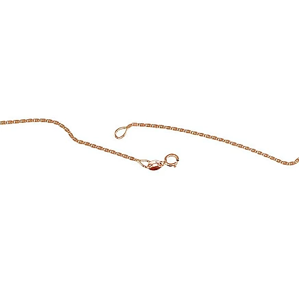 Grandinėlės,  - Auksinė grandinėlė Snail 1.15 mm, 45, 1.53 g, Raudonas Auksas 585 praba