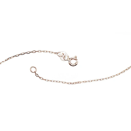 Grandinėlės,  - Auksinė grandinėlė Anchor 1.2 mm , briaunų apdirbimas deimantu, 42, 1.46 g, Raudonas Auksas 585 praba
