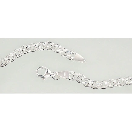 Grandinėlės,  - Sidabrinė grandinėlė Crandmother 4,9 mm , briaunų apdirbimas deimantu, 50, 16.2 g, Sidabras 925 praba