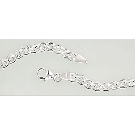 Grandinėlės,  - Sidabrinė grandinėlė Crandmother 4,9 mm , briaunų apdirbimas deimantu, 55, 17.1 g, Sidabras 925 praba