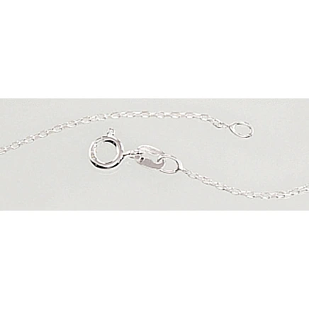 Grandinėlės,  - Sidabrinė grandinėlė Anchor 1 mm , briaunų apdirbimas deimantu, 45, 1.5 g, Sidabras 925 praba