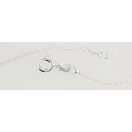 Grandinėlės,  - Sidabrinė grandinėlė Anchor 1 mm , briaunų apdirbimas deimantu, 50, 1.7 g, Sidabras 925 praba
